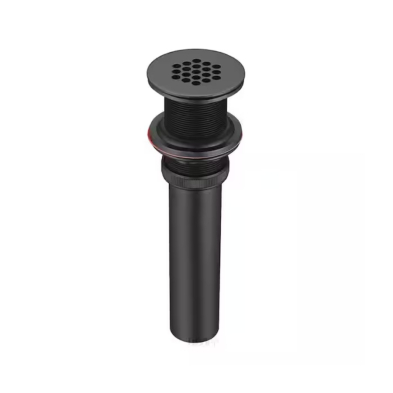 VJ-242-B Bathroom Sink Grid Drain w/ out Overflow, Black