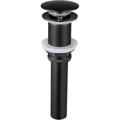VP-B15BL Gerber Basin Touch Down Drain Pop-Up Assembly, Black