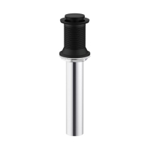 VP-G11B Gerber Matte Black Bathrroom Sink Push Drain L/Overflow