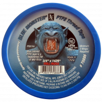 WA-106BM Blue Monster Pipe Thread Tape 3/4" x 1429'