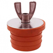 WC-555 1 1/2" Red Rubber Test Plug