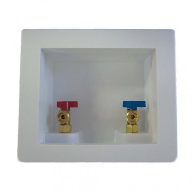 WH-WM0 Washing Machine Outlet Box w/Cocks IPS
