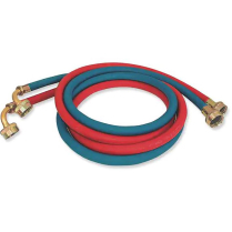 WH-WN10 48" Universal Rubber W/M Hose W/90 Elbow (2pk)