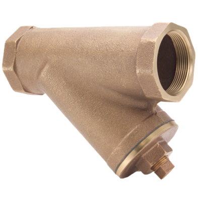 WM-608B 1 1/2" Threaded Brass Lead Free Y Strainer