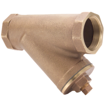 WM-608B 1 1/2" Threaded Brass Lead Free Y Strainer