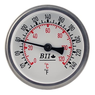 WP-G56 Hot Water Str Dial Thermometer 40-240
