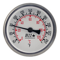 WP-G56 Hot Water Str Dial Thermometer 40-240