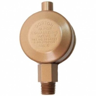 WR-G08 Gorton Air Valve #6 1/4" Straight