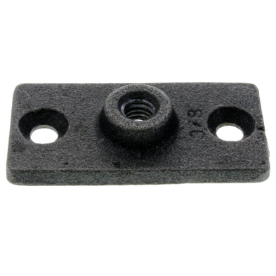 WS-141 3/8" Black 3-Hole Ceiling Flange