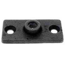 WS-141 3/8" Black 3-Hole Ceiling Flange