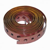 WZ-301 Perforated Copperized Hanging Iron 3/4" x 10'