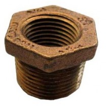 XB-H07 3/4" x 3/8" Brass Hex Bushing