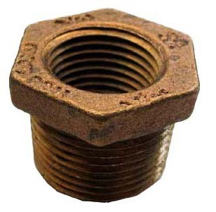XB-H19 1 1/2" x 1 1/4" Brass Hex Bushing