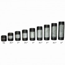 XG-300 Set, 2" Galvanized Nipples Close - 6"