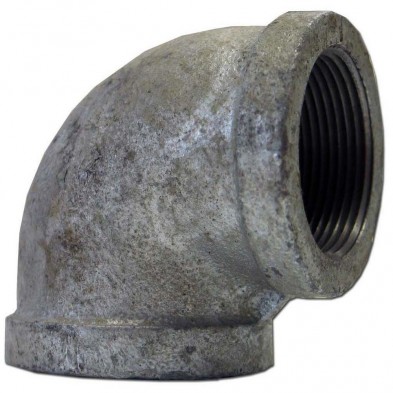 XG-E05 1 1/4" Galvanized 90 Elbow