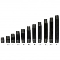 XL-120 Set, 1/2" Black Nipples, (CL-6)