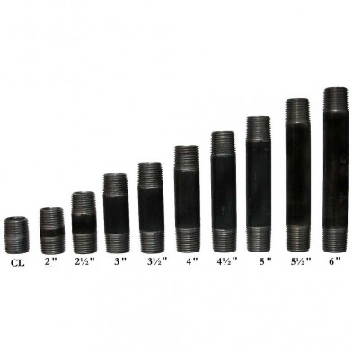 XL-200 Set, 1 1/2" Black Nipples (CL-6")