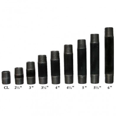 XL-220 Set, 2" Black Nipples (CL-6)