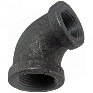 XL-ER3 3/4" x 1/2" Black 90&deg; Elbow