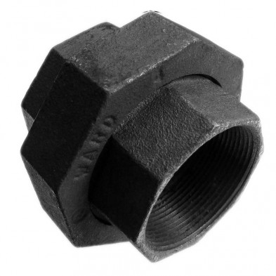 XL-U05 1 1/4" Black Union