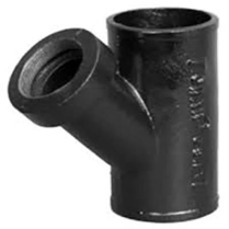 XN-366 3" x 2" No Hub Tapped Wye