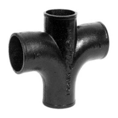 XN-398 3" No-Hub Sanitary Cross