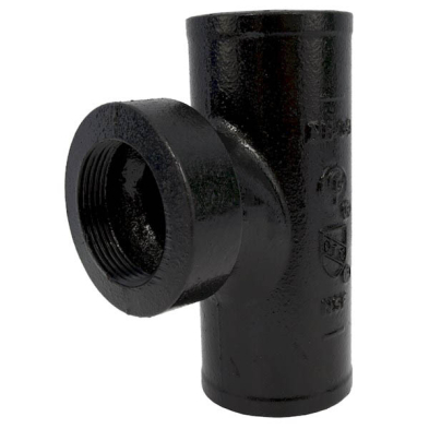 XN-427 2" x 1 1/2" No Hub Sanitary Tapped Tee
