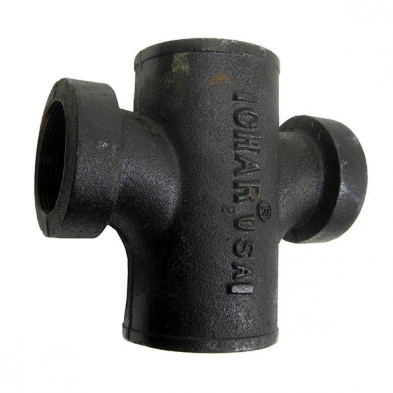 XN-450 3" x 2" No-Hub Sanitary Tapped Cross