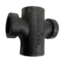 XN-452 4" x 2" No Hub Sanitary Tapped Cross