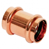 XV-C015 Copper Press Coupling Less Stop, P x P 1" x 1"