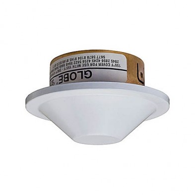 ZF-CP3 Sprinkler Cover Plate, Globe White Adjustable