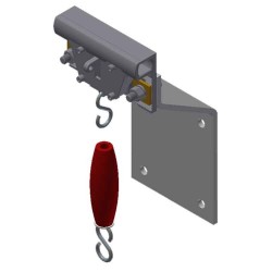 067577 Lower Door Bracket Assembly-Ptd. (1265P152)