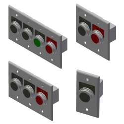  Flush Mount Button Station