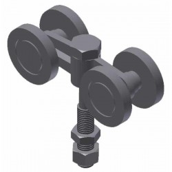 10-1BE Truck, Ball Bearing, 3/4" Pend.-Zinc