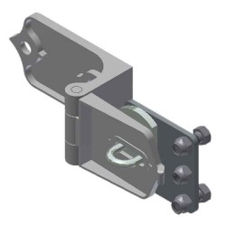 1028.00360 Cremone Bolt Heavy Hasp Package-Zinc