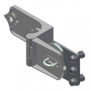 1028.00360 Cremone Bolt Heavy Hasp Package-Zinc