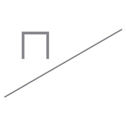  105 Bottom Door Guide Channel, Alum.