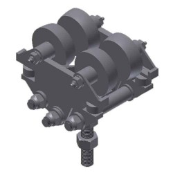 10711 3/4-Ton I-Beam Trolley (1,500lbs Cap) [Beam Size]-USP