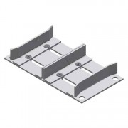 173-4 Adjustable By-Passing Floor Guide-Zinc