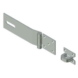 183-3 Flat Hasp, 7" Lng.-Zinc