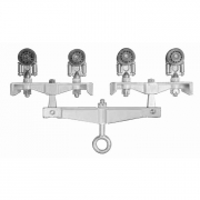 2035.00236 Eight Wheel Carrier, 500 lb. Capacity -Ptd.