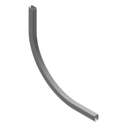 2035.00981 Vertical Bottom Curve 24" R. x 90 degree, Hardened-Ptd.