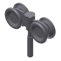 2321.00001 Truck, Ball Bearing, 3/4 Pend.-Zinc