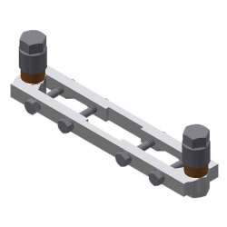 25LG Lateral Guide Assy. For #25-1BSE Truck-Zinc