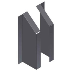 296-3X2 #4 Track Hood End Caps-Hgs