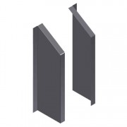 296-7X2 Track Hood End Caps-Hgs