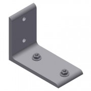 2AX22 Double Sidewall Bracket-Alum. SCW