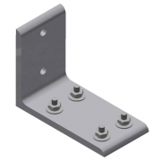 2AX229 Double Sidewall Joint Bracket-Alum. SCW