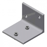 4.4AX22 Double Sidewall Bracket-Alum. SCW