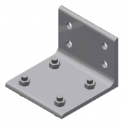 4.4AX229 Double Joint Bracket-Alum. SCW